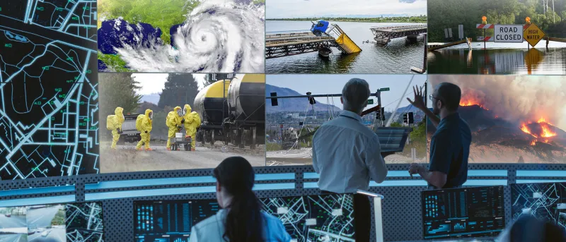 Emergency management coordination scene